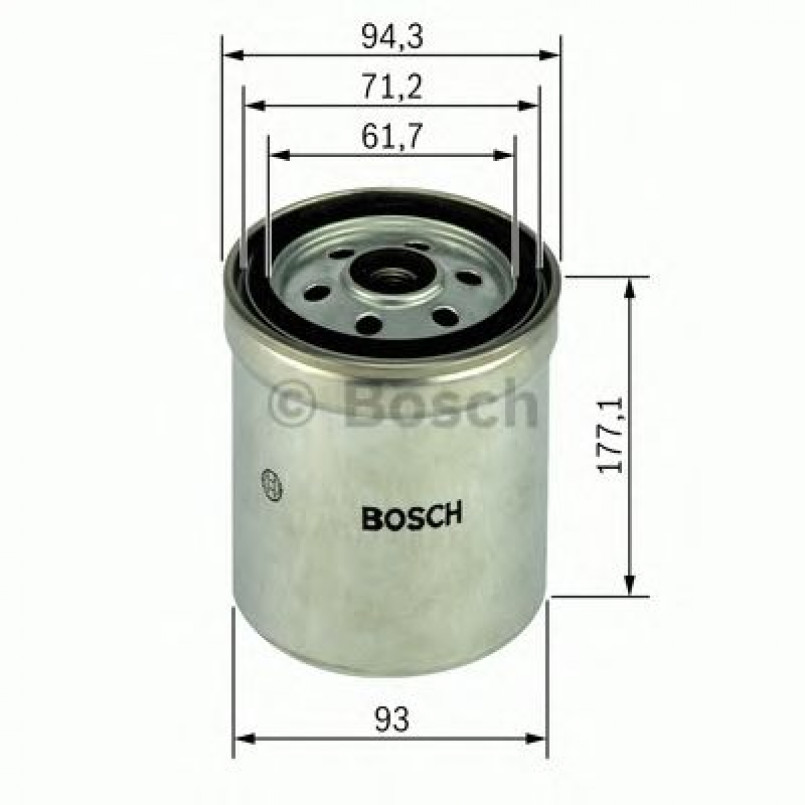 1457434180 BOSCH Фільтр палива N4180