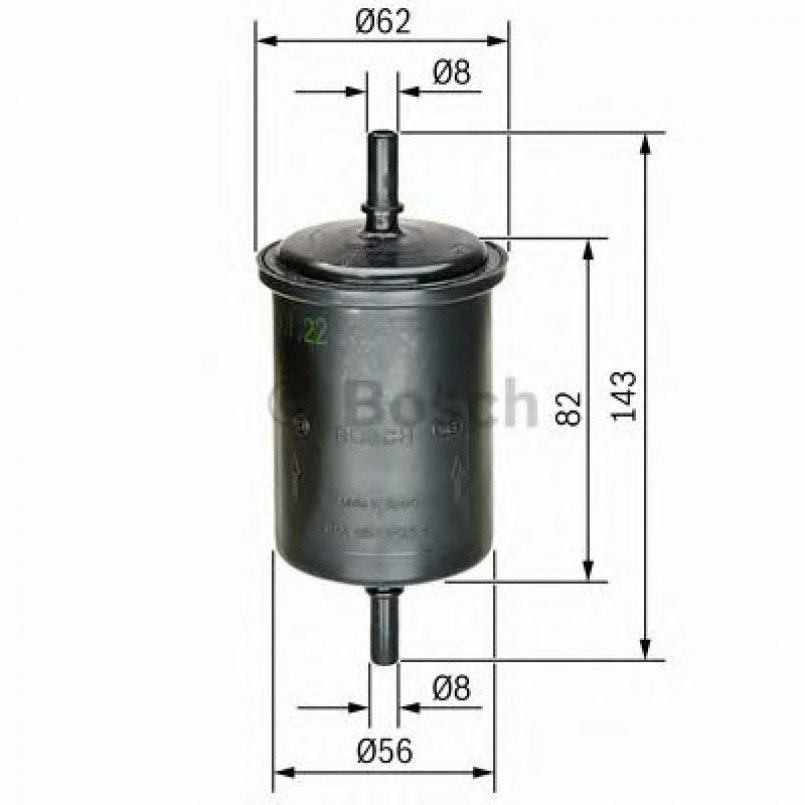 0450902161 BOSCH Фільтр палива F2161