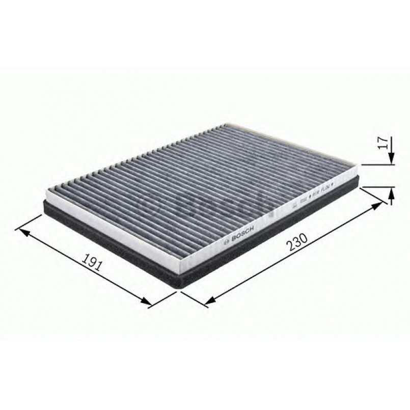 1987432066 BOSCH Фільтр салону M2066