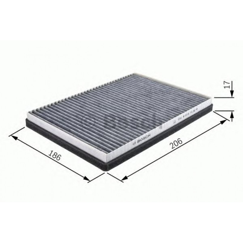 1987432084 BOSCH Фільтр салону M2084