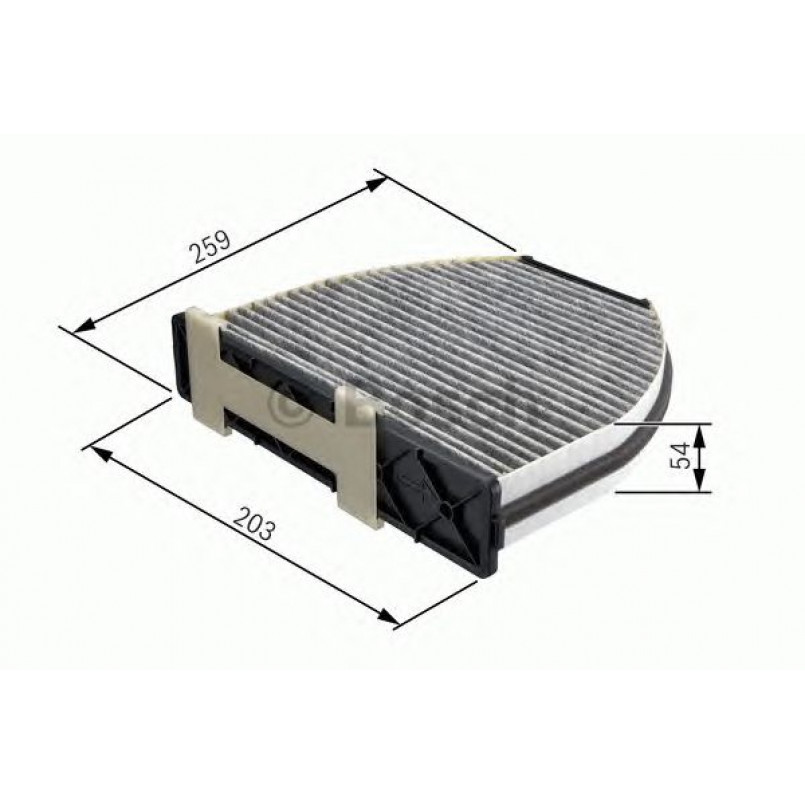 1987432301 BOSCH Фільтр салону R2301