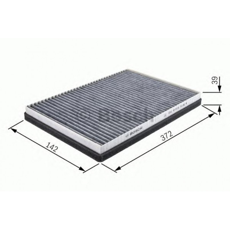 1987432400 BOSCH Фільтр салону R2400