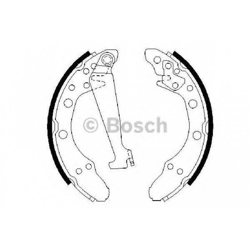 0986487270 BOSCH Гальмівні колодки до барабанів BS520