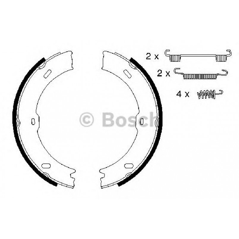 0986487720 BOSCH Гальмівні колодки до барабанів (HB) BS940