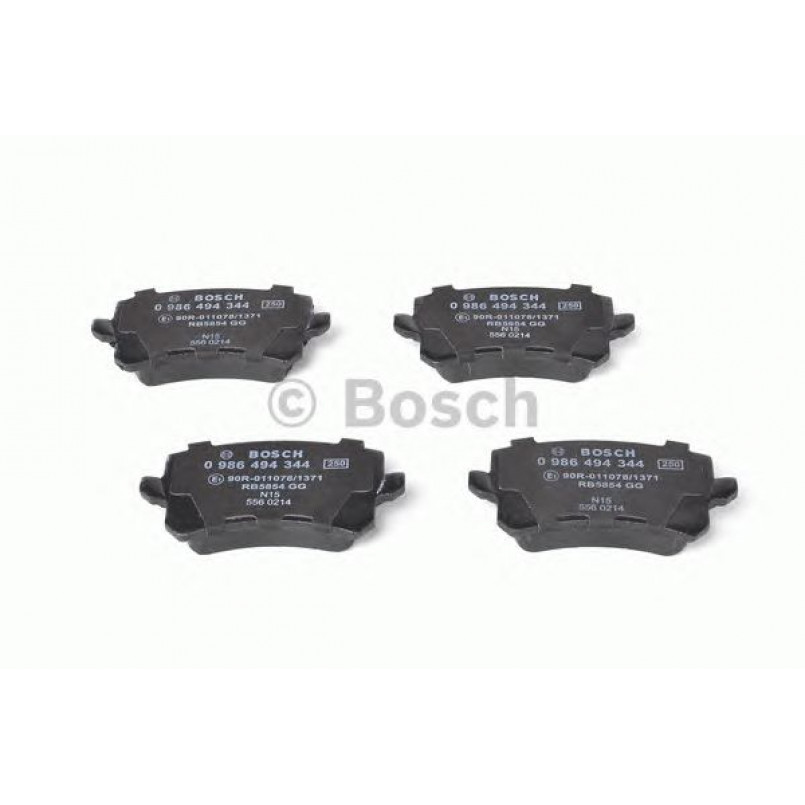0986494344 BOSCH Гальмівні колодки до дисків