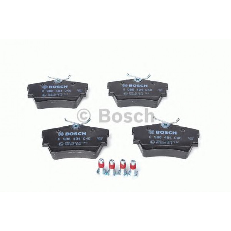 0986494040 BOSCH Гальмівні колодки до дисків BP378