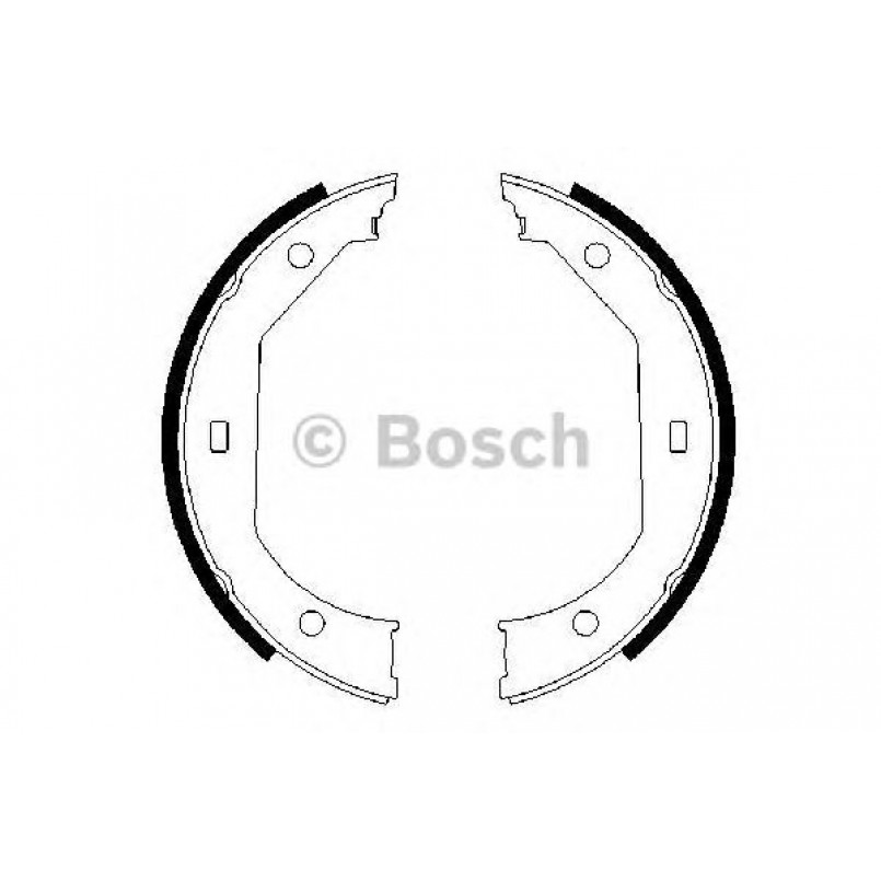 0986487607 BOSCH Гальмівні колодки до барабанів (HB) BS845