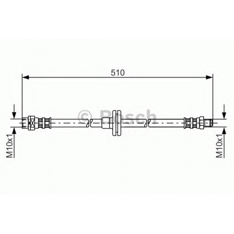 1987476056 BOSCH Гальмівний шланг