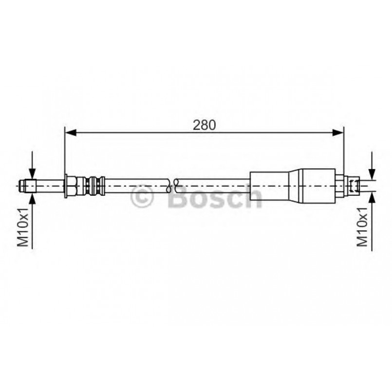 1987476173 BOSCH Гальмівний шланг