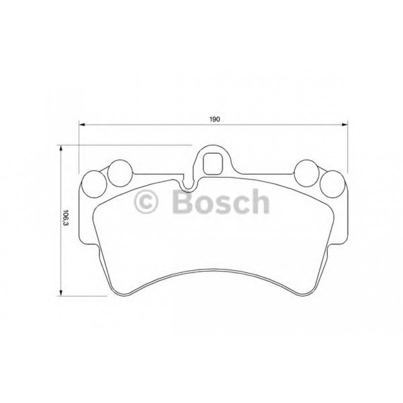 0986424739 BOSCH Гальмівні колодки до дисків BP448