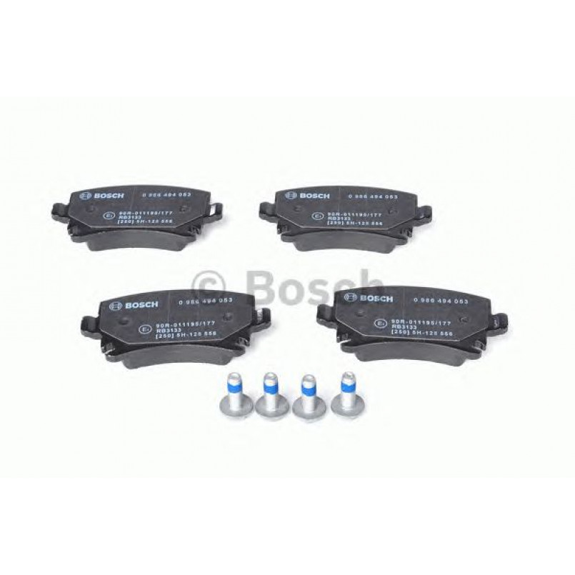 0986494053 BOSCH Гальмівні колодки до дисків