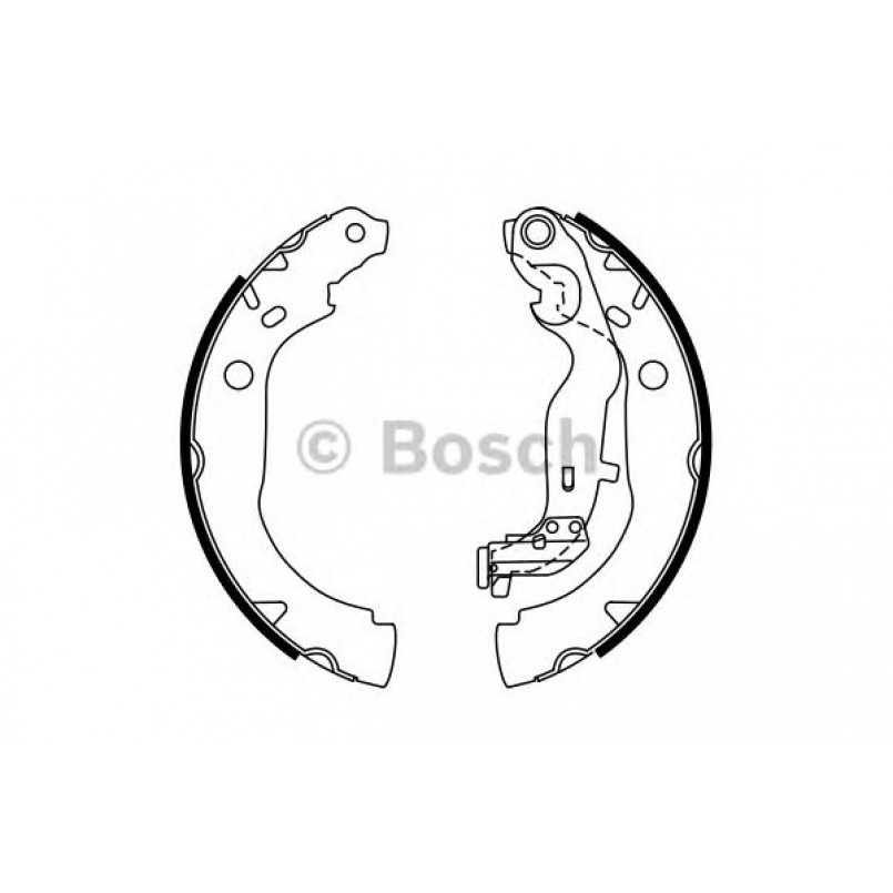0986487774 BOSCH Гальмівні колодки до барабанів BS994