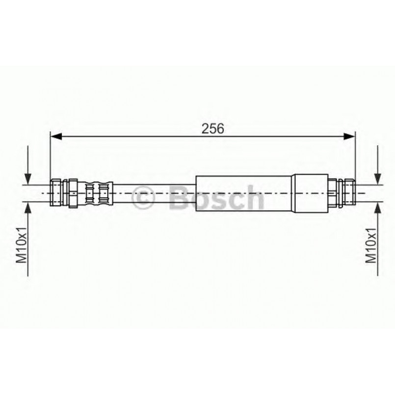 1987476284 BOSCH Гальмівний шланг
