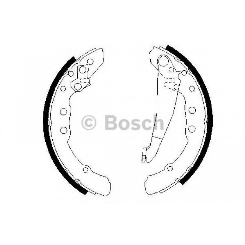 0986487281 BOSCH Гальмівні колодки до барабанів BS531