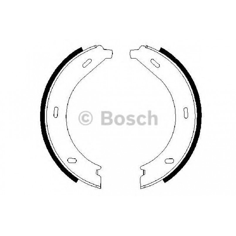 0986487605 BOSCH Гальмівні колодки до барабанів (HB) BS843