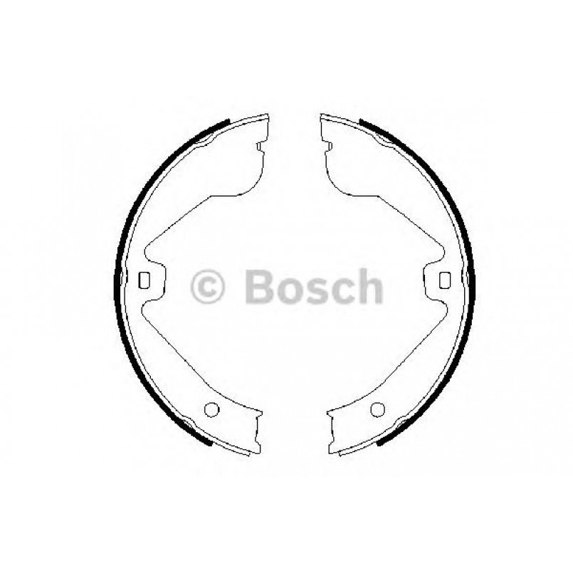 0986487705 BOSCH Гальмівні колодки до барабанів (HB) BS925