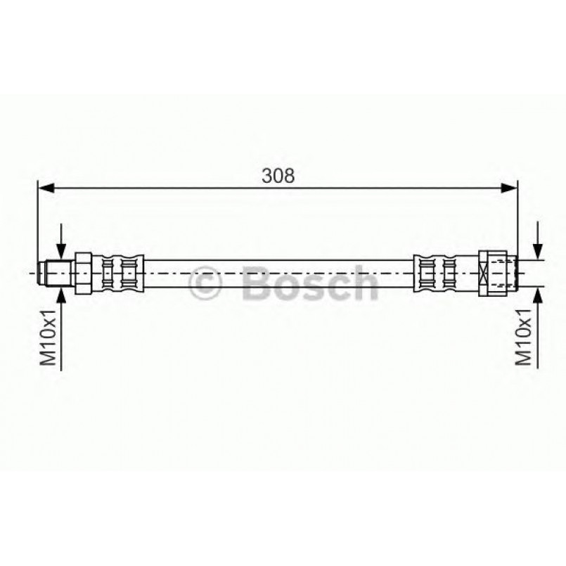 1987476427 BOSCH Гальмівний шланг