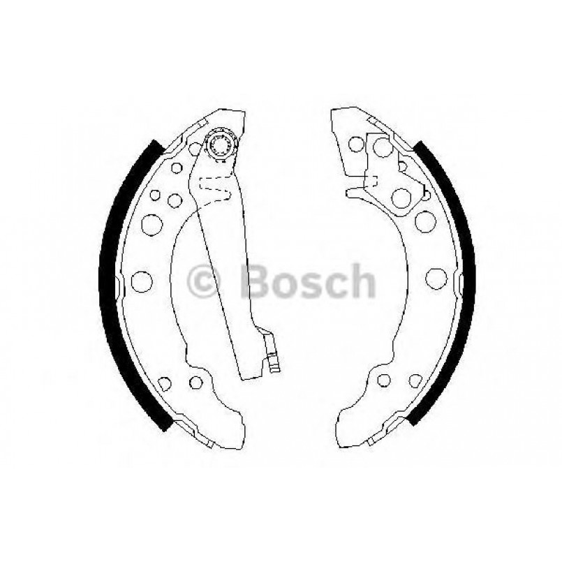 0986487002 BOSCH Гальмівні колодки до барабанів BS402