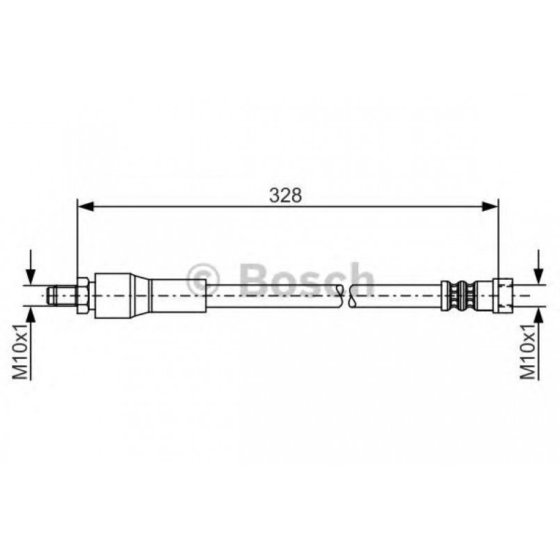 1987481001 BOSCH Гальмівний шланг