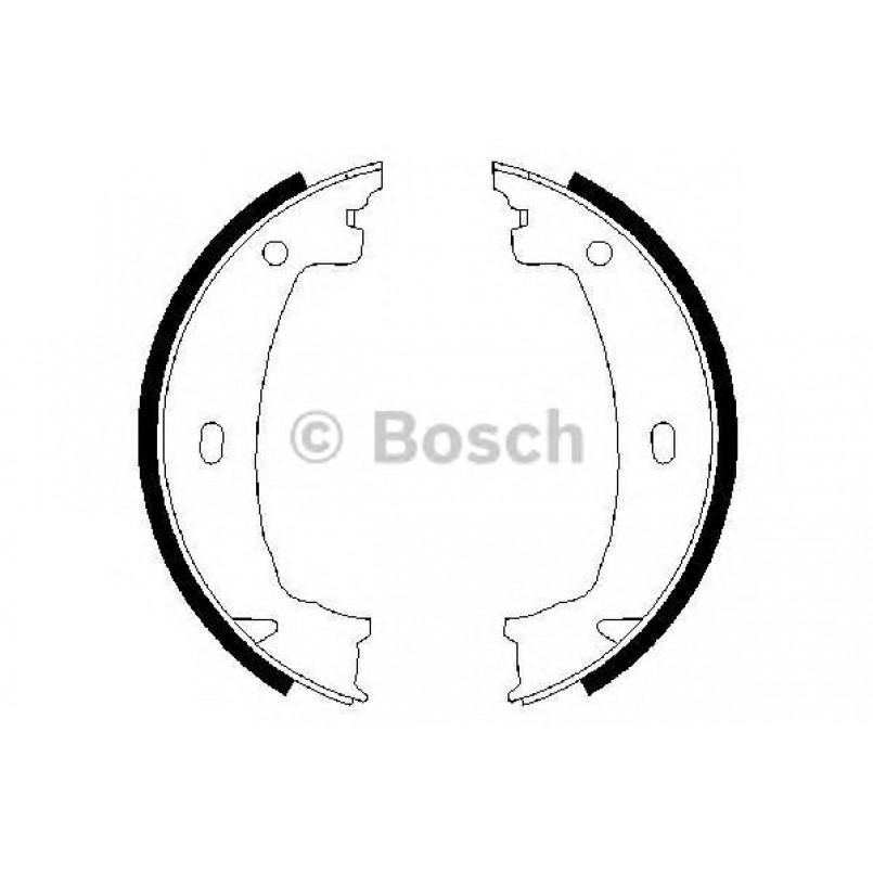0986487608 BOSCH Гальмівні колодки до барабанів (HB) BS846