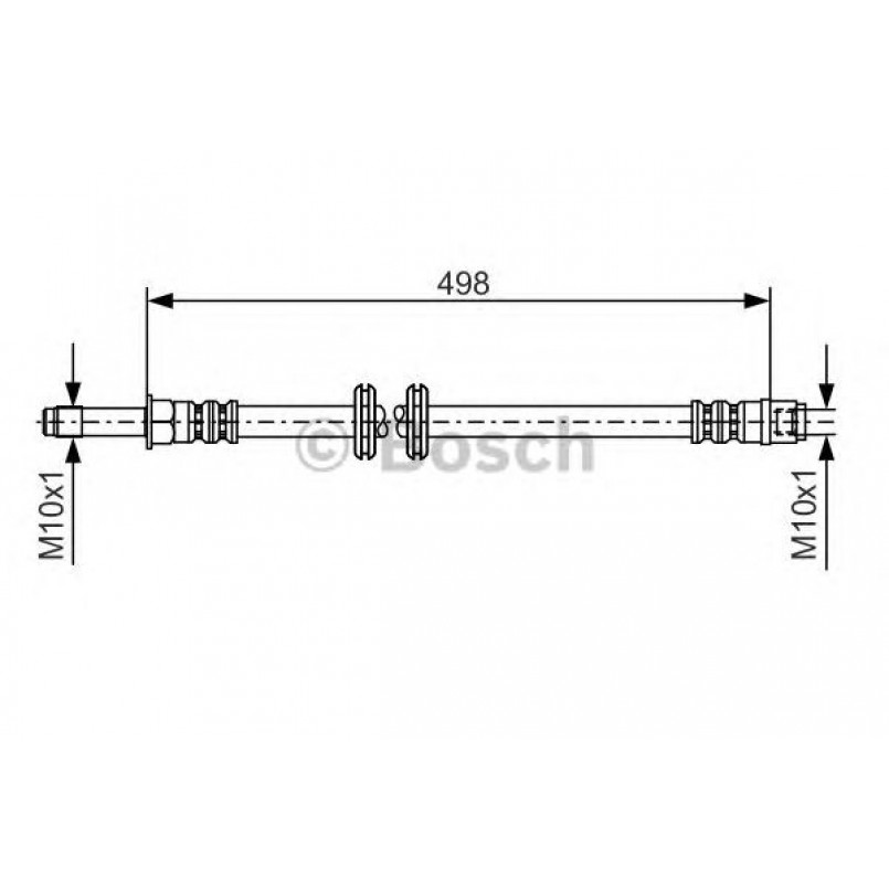 1987481006 BOSCH Гальмівний шланг
