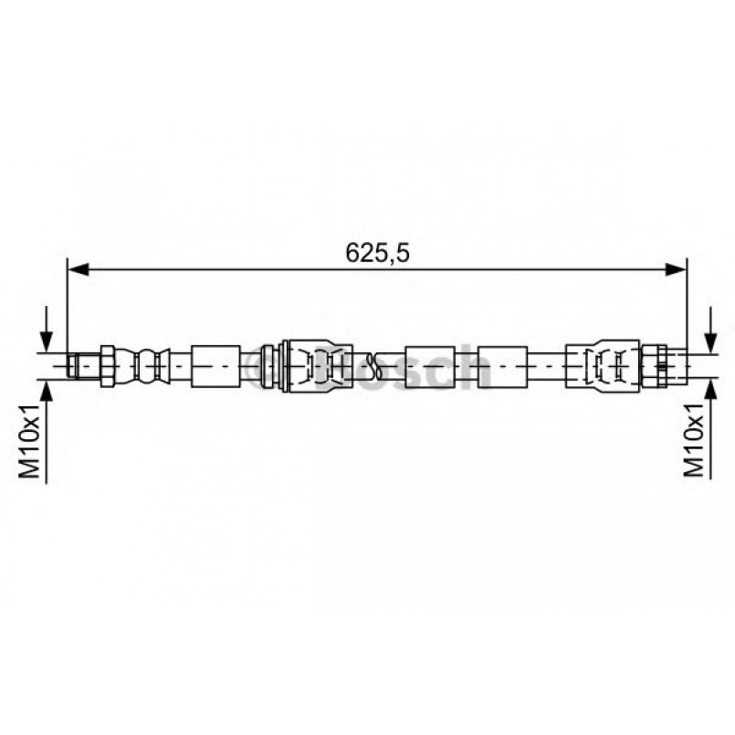 1987481589 BOSCH Гальмівний шланг