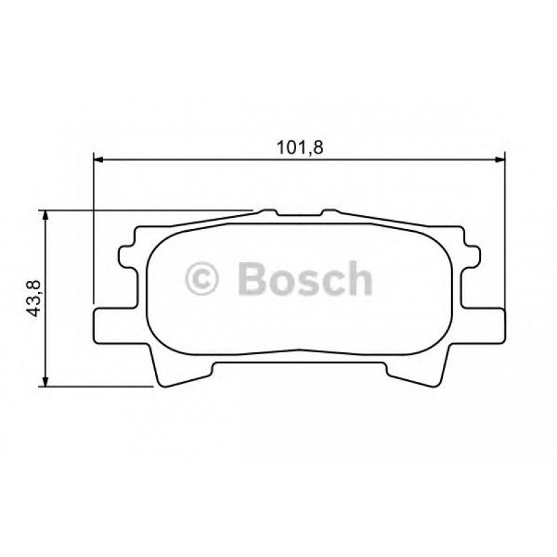 0986494224 BOSCH Гальмівні колодки до дисків BP1159