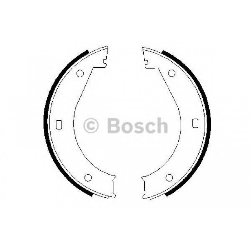 0986487211 BOSCH Гальмівні колодки до барабанів (HB) BS476