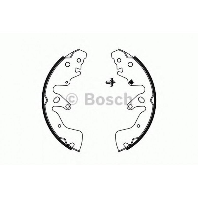 0986487756 BOSCH Гальмівні колодки до барабанів BS976