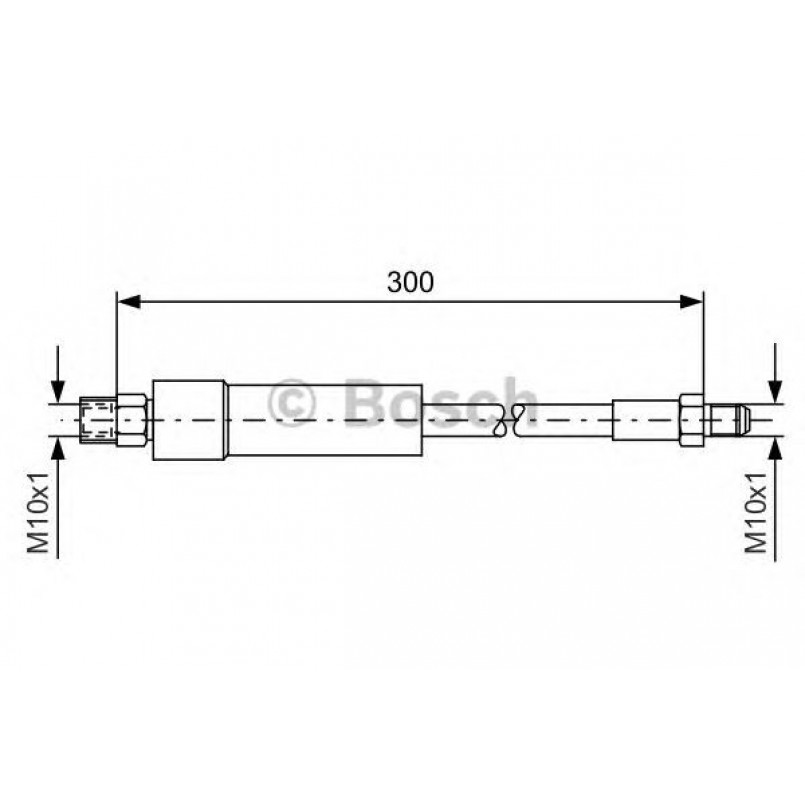 1987476074 BOSCH Гальмівний шланг