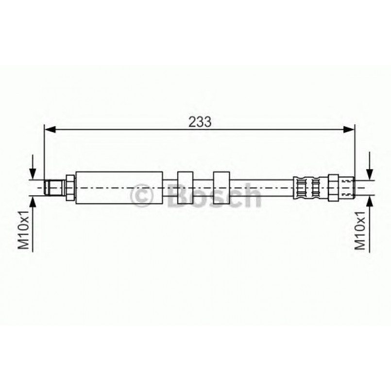 1987476418 BOSCH Гальмівний шланг