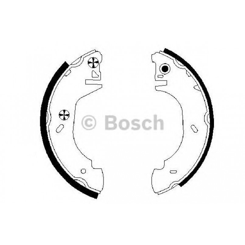 0986487524 BOSCH Гальмівні колодки до барабанів BS774