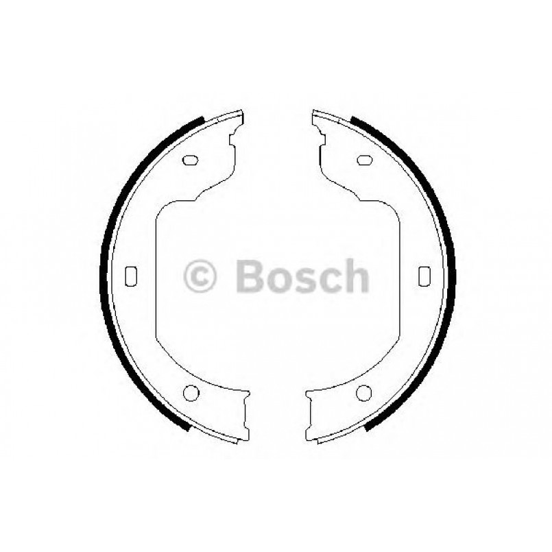 0986487625 BOSCH Гальмівні колодки до барабанів (HB) BS860