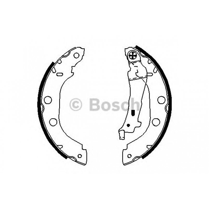 0986487699 BOSCH Гальмівні колодки до барабанів BS919