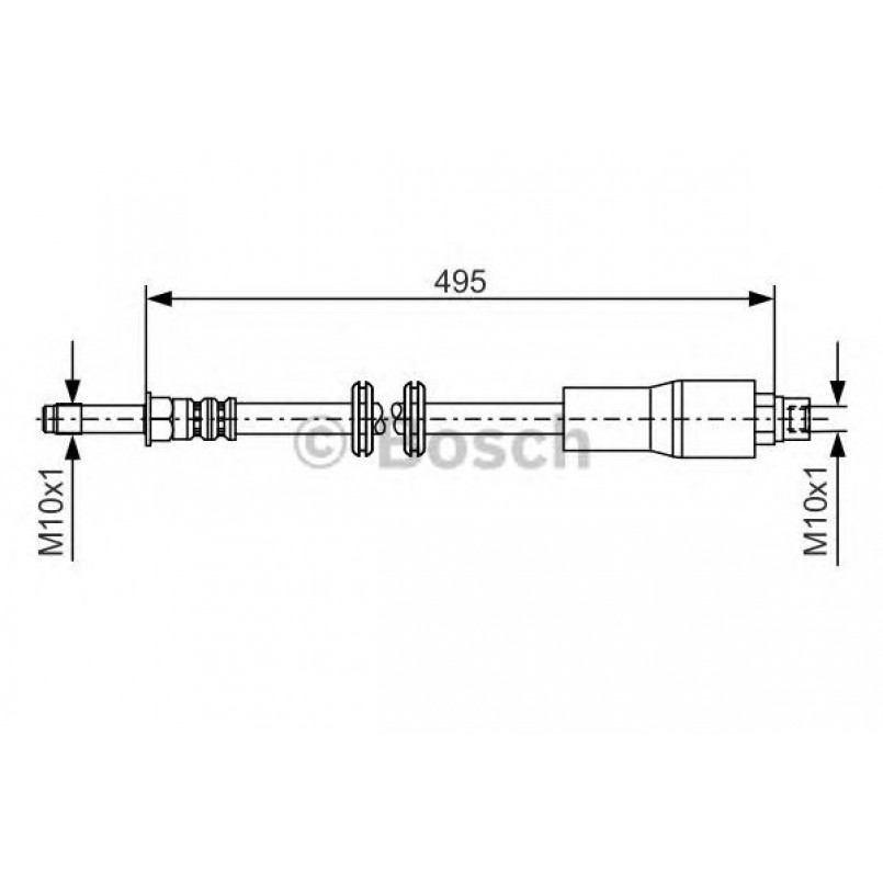 1987481005 BOSCH Гальмівний шланг