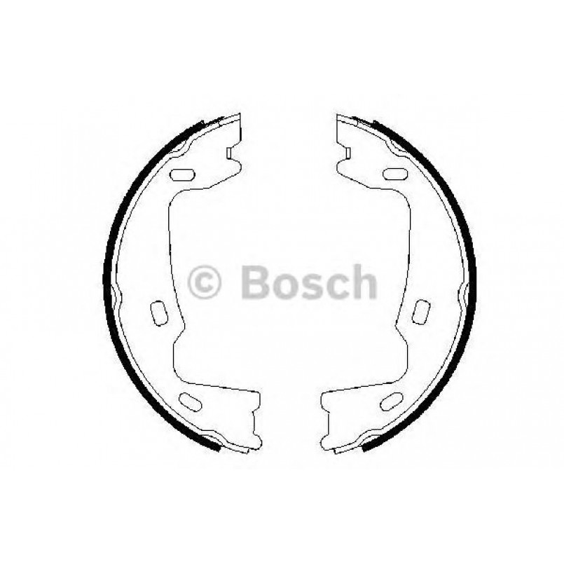 0986487214 BOSCH Гальмівні колодки до барабанів BS479
