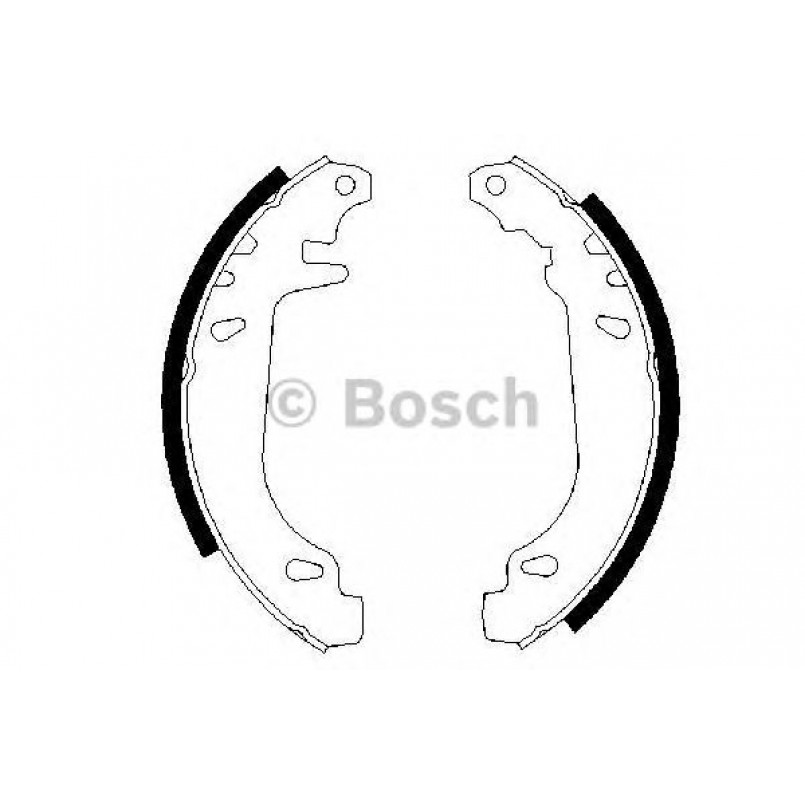 0986487272 BOSCH Гальмівні колодки до барабанів BS522