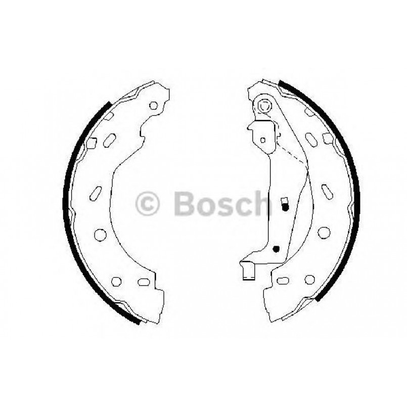 0986487600 BOSCH Гальмівні колодки до барабанів BS840