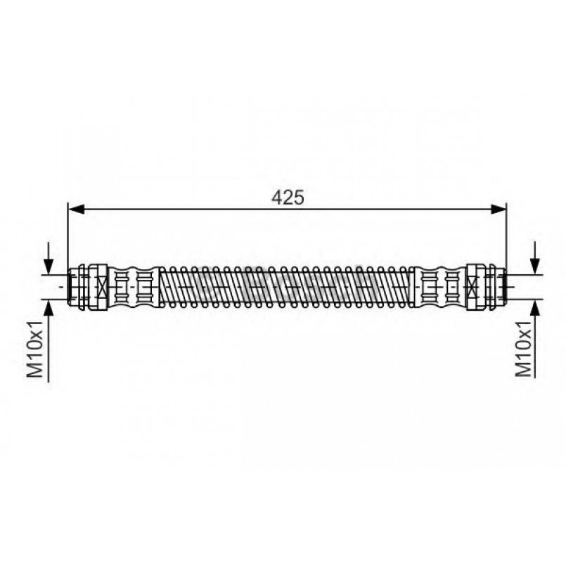 1987476330 BOSCH Гальмівний шланг
