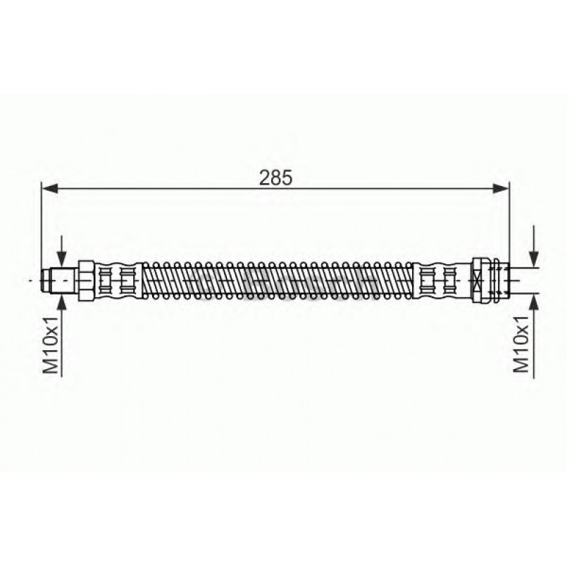 1987476841 BOSCH Гальмівний шланг