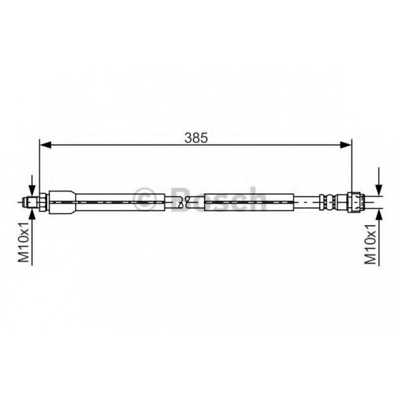 1987476949 BOSCH Гальмівний шланг