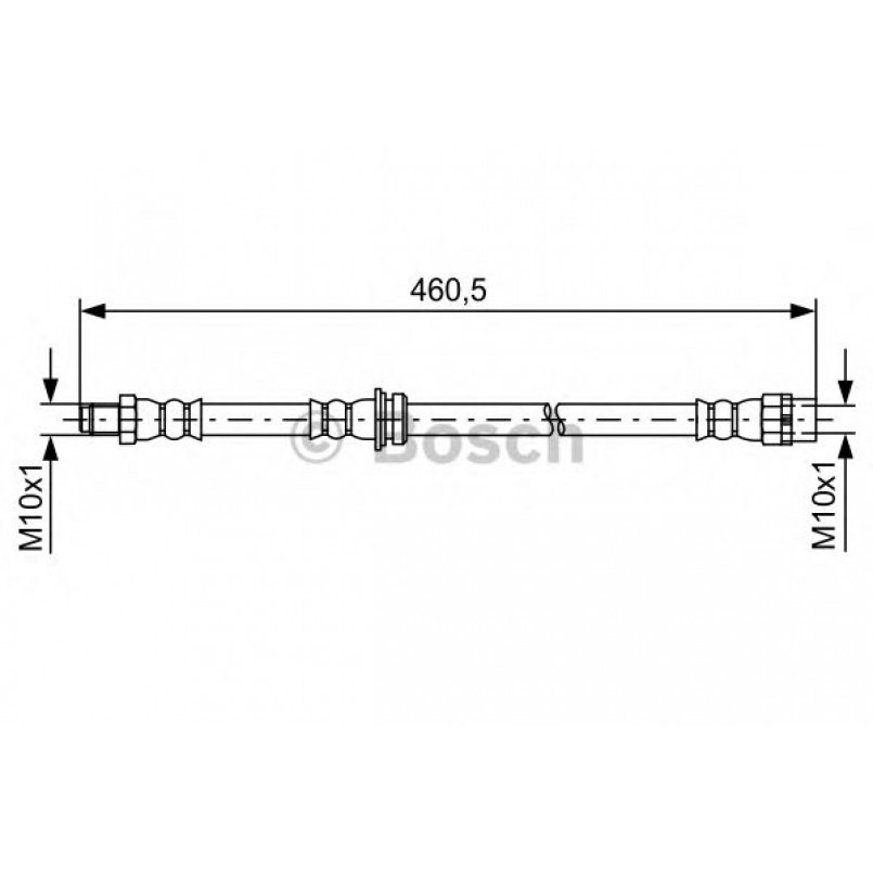 1987481598 BOSCH Гальмівний шланг