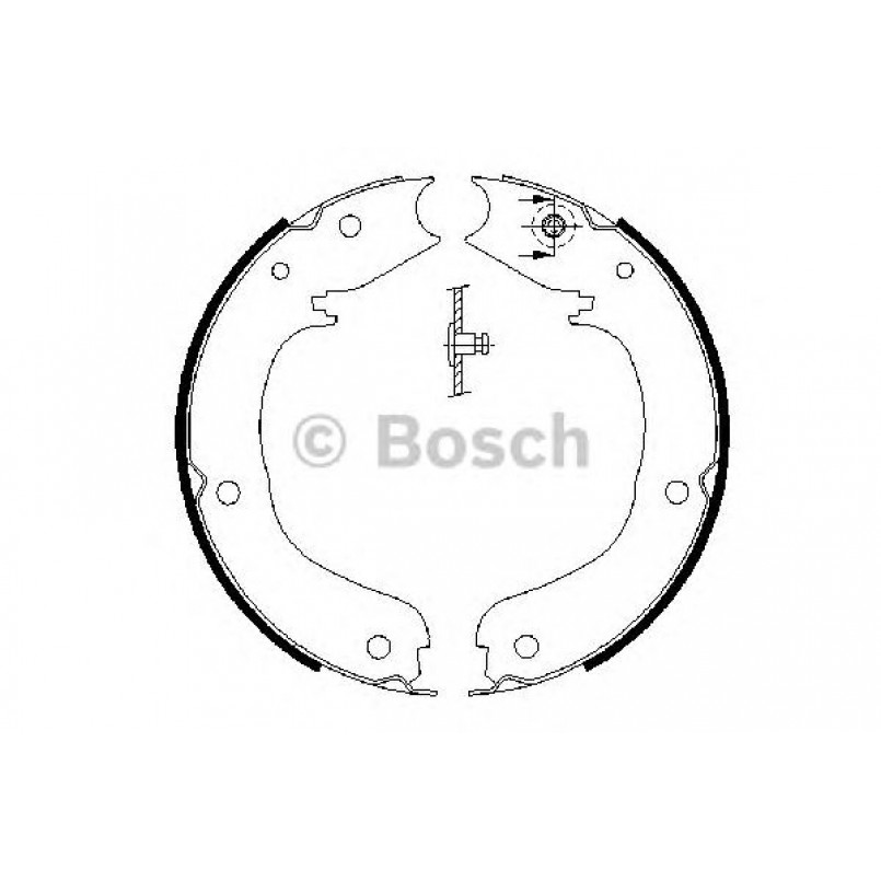0986487710 BOSCH Гальмівні колодки до барабанів (HB) BS930