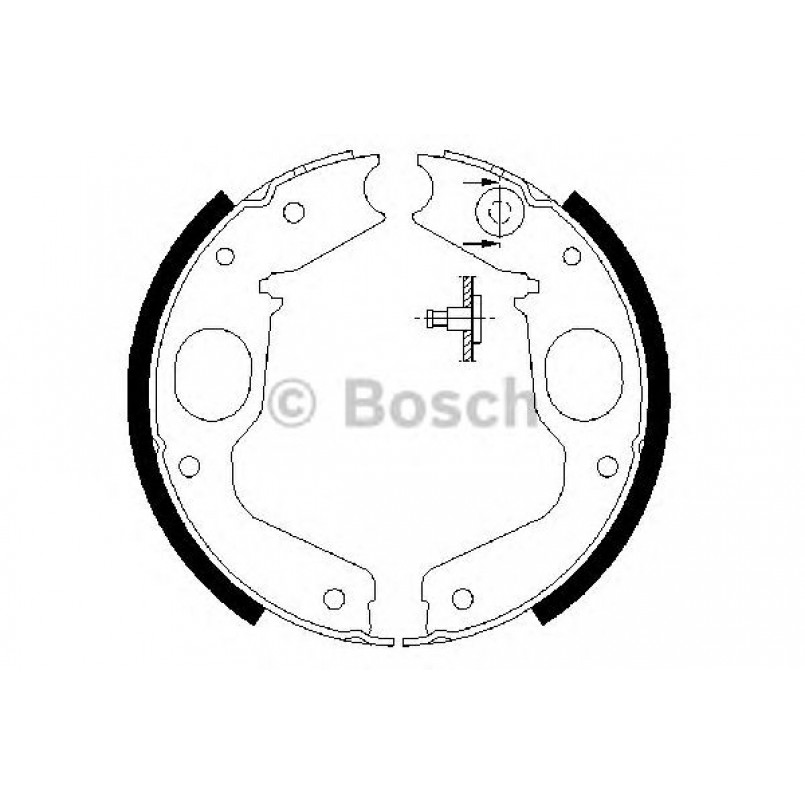 0986487719 BOSCH Гальмівні колодки до барабанів (HB) BS939