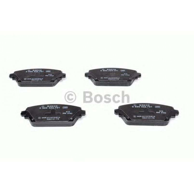 0986424791 BOSCH Гальмівні колодки до дисків
