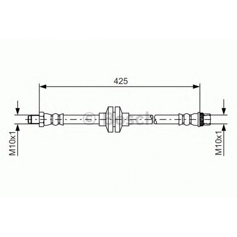 1987481567 BOSCH Гальмівний шланг