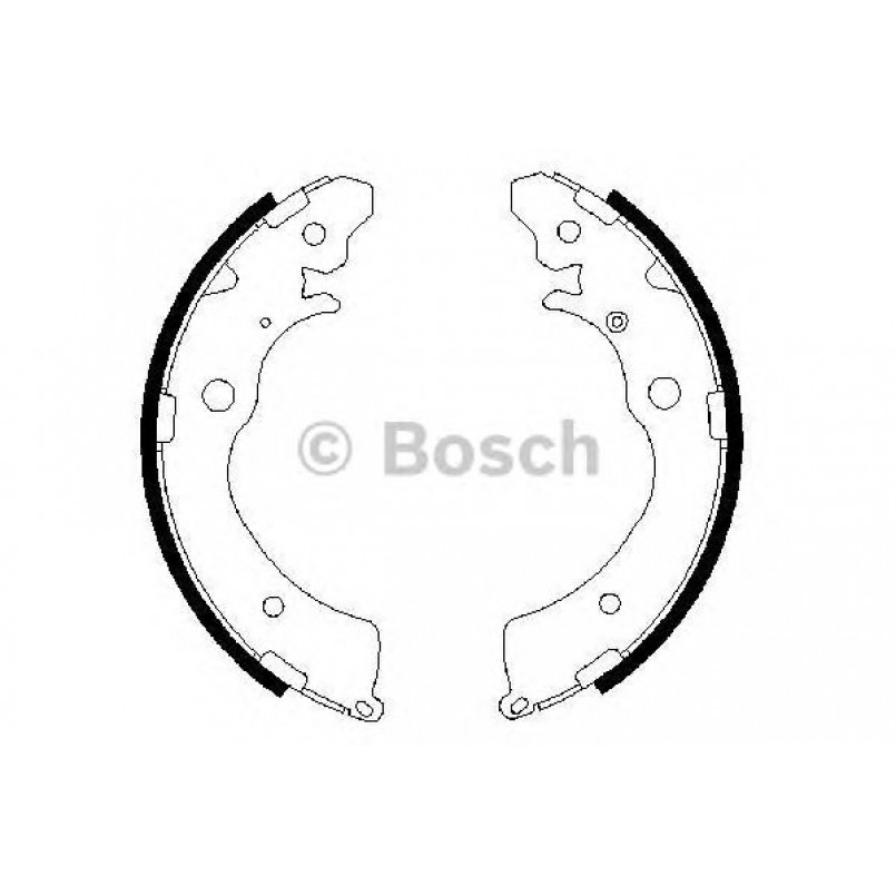 0986487440 BOSCH Гальмівні колодки до барабанів BS690