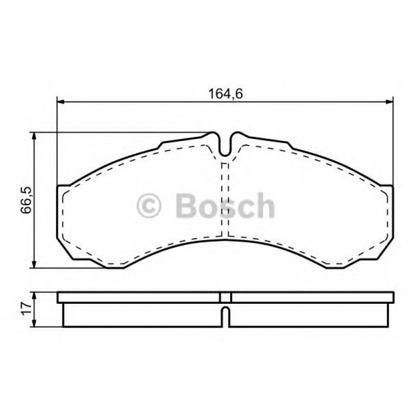 0986424833 BOSCH Гальмівні колодки до дисків BP972