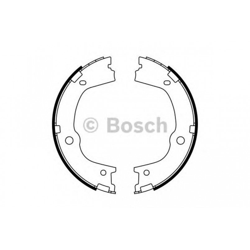 0986487776 BOSCH Гальмівні колодки до барабанів (HB) BS996