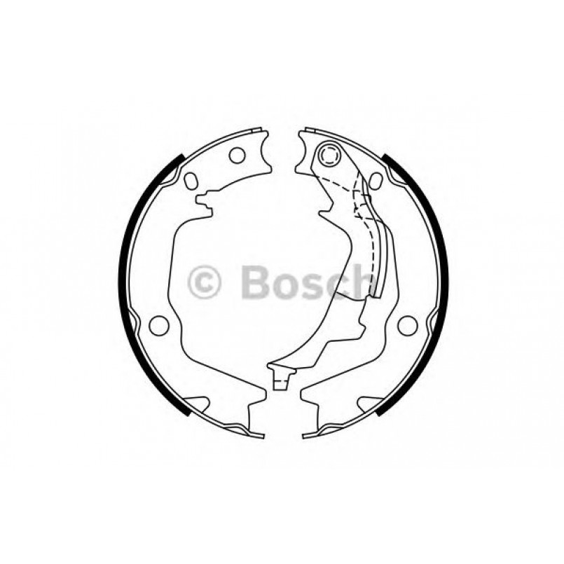 0986487769 BOSCH Гальмівні колодки до барабанів (HB) BS989